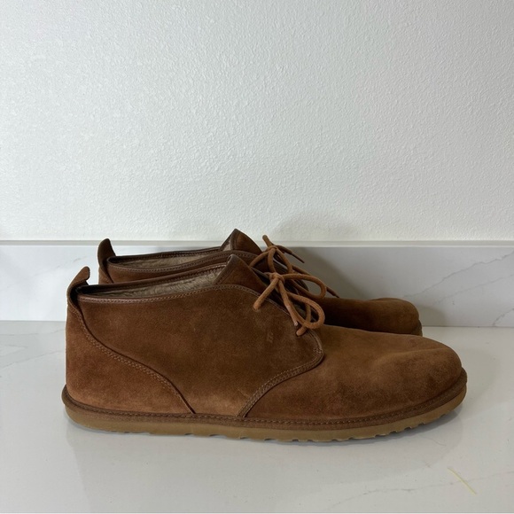 UGG Mens Maksim Suede Chukka Shoes Suede Leather Brown Casual Comfort Size 18 main image 8